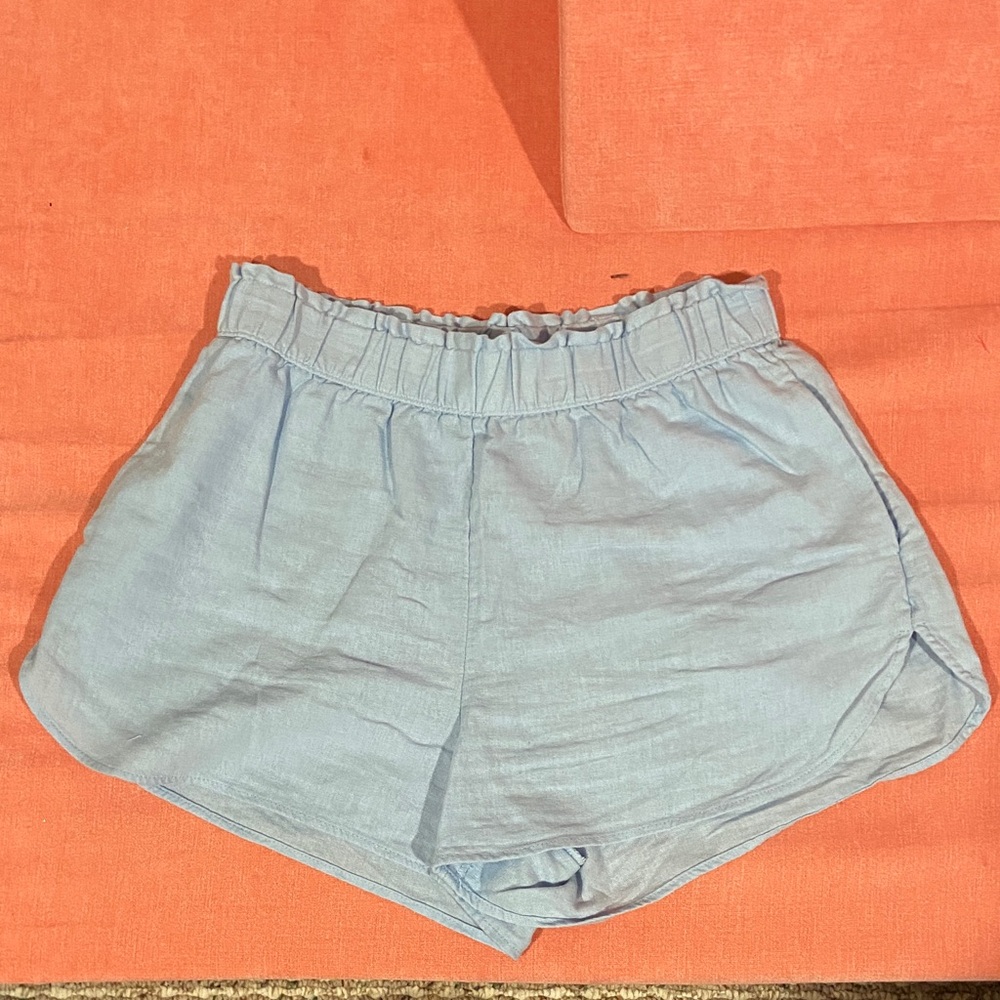Universal Thread Light Blue Linen Shorts